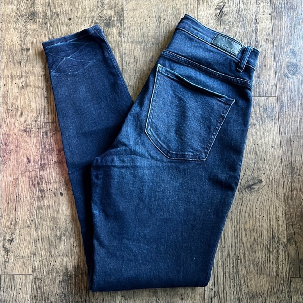 Express Dark Wash Skinny Denim Jeans - Size: 6R